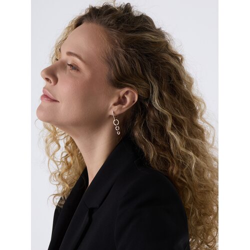 Серьги с рубинами и бриллиантами из золота 585 пробы