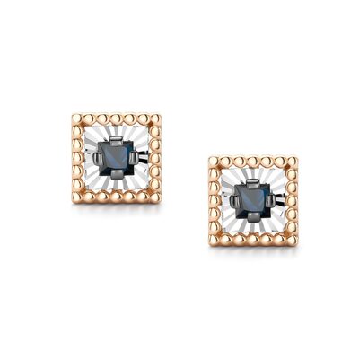 Серьги с сапфирами из золота 585 пробы