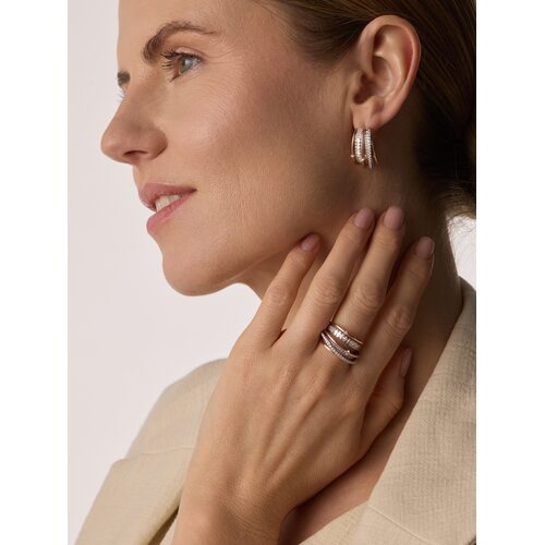 Серьги с бриллиантами из золота 585 пробы