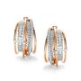 Серьги с бриллиантами из золота 585 пробы арт. 27030-100