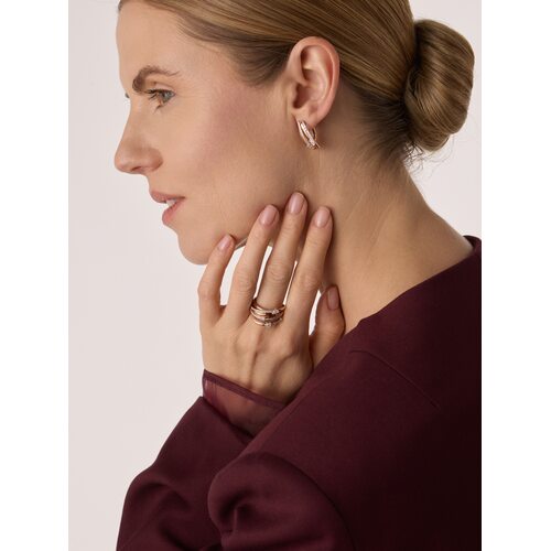 Серьги с бриллиантами изз олота 585 пробы