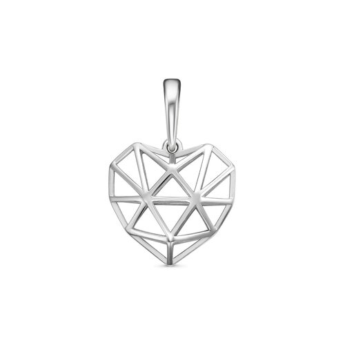 Подвеска "Сердце" из серебра 925 пробы