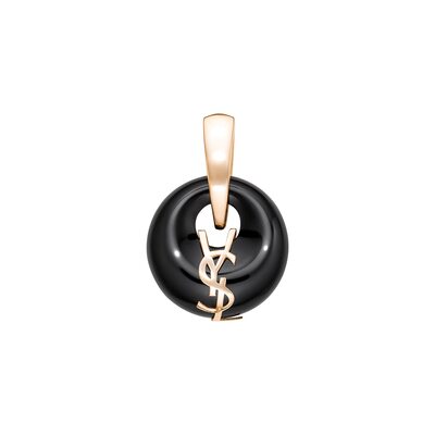 Подвеска с агатом из золота 585 пробы