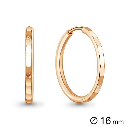 Серьги из серебра 925 пробы с позолотой