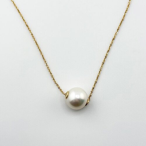 Колье с жемчугом из золота 585 пробы