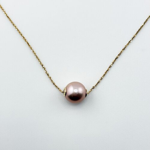 Колье с жемчугом из золота 585 пробы