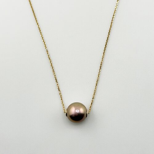 Колье с жемчугом из золота 585 пробы