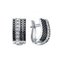 Серьги с бриллиантами из белого золота 585 пробы арт. 3501-21901