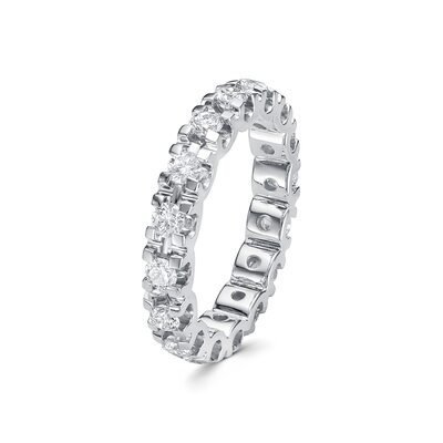 Кольцо с бриллиантами из золота 585 пробы