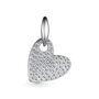 Подвеска "Сердце" с бриллиантами из белого золота 585 пробы арт. 35103-200