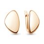 Серьги из серебра 925 пробы с позолотой
