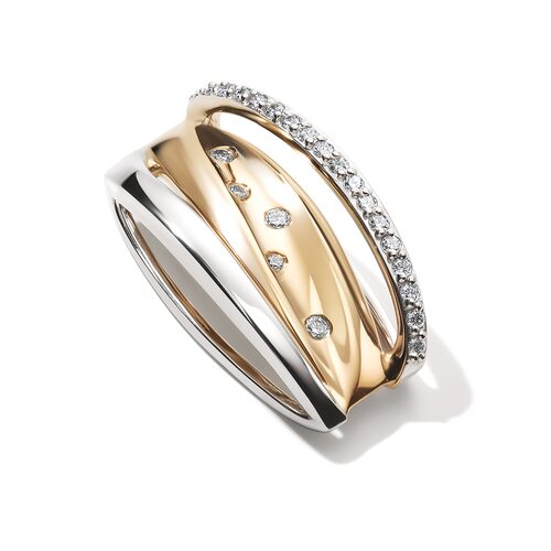 Подвеска с бриллиантами из золота 585 пробы арт. 35795-100