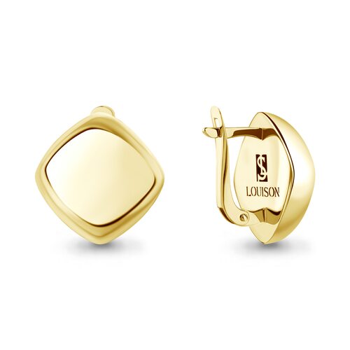 Серьги из желтого золота 585 пробы