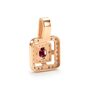 Подвеска с рубином и бриллиантами из золота 585 пробы арт. 36697-166