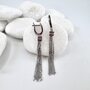 Серьги с бриллиантами из белого золота 585 пробы арт. 3907-21001