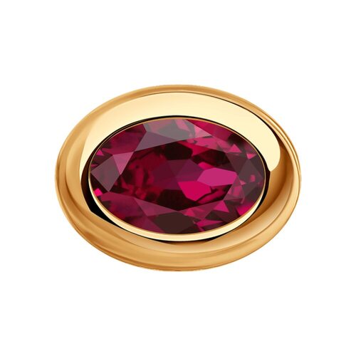 Подвеска с рубином из золота 585 пробы