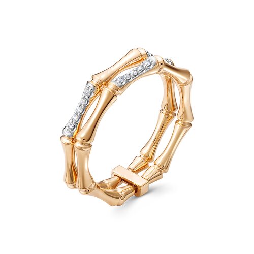 Кольцо с бриллиантами из золота 585 пробы