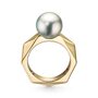 Кольцо с жемчугом из желтого золота 585 пробы арт. 41006YT4D9.5