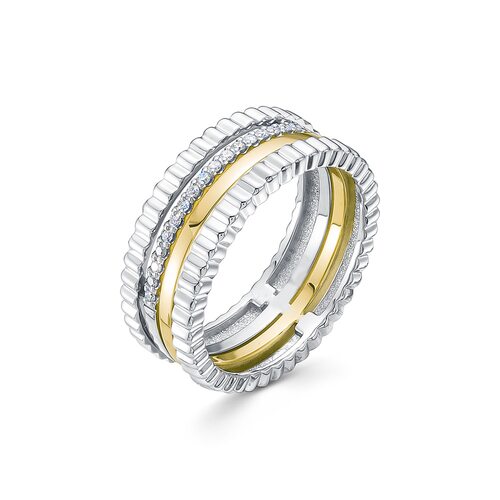 Кольцо с бриллиантами из золота 585 пробы