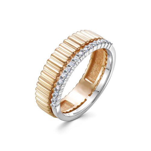 Кольцо с бриллиантами из золота 585 пробы