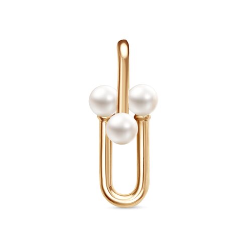 Подвеска с жемчугом из золота 585 пробы