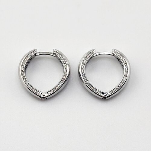 Серьги с бриллиантами из золота 585 пробы