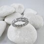 Кольцо с бриллиантами из белого золота 585 пробы арт. 4274-11001