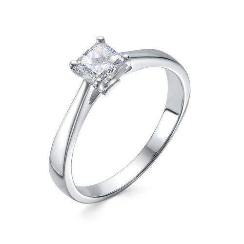 Кольцо с бриллиантами из белого золота 585 пробы