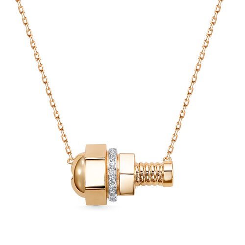 Колье с бриллиантами из золота 585 пробы