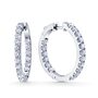 Серьги с бриллиантами из белого золта 585 пробы арт. 4480-21001
