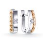 Серьги с бриллиантами из золота 585 пробы арт. 4556-21001-1