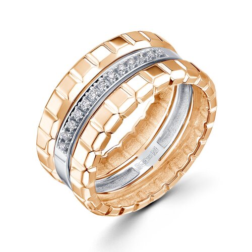 Кольцо с бриллиантами из золота 585 пробы