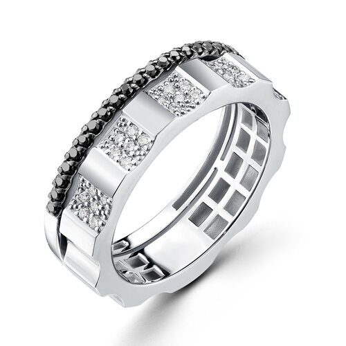 Кольцо с брилиантами из белого золота 585 пробы