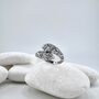 Кольцо с бриллиантами из белого золота 585 пробы арт. 4676-10501