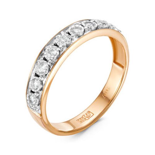 Кольцо с бриллианатми из золота 585 пробы