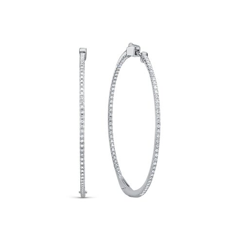 Серьги с бриллиантами из золота 585 пробы