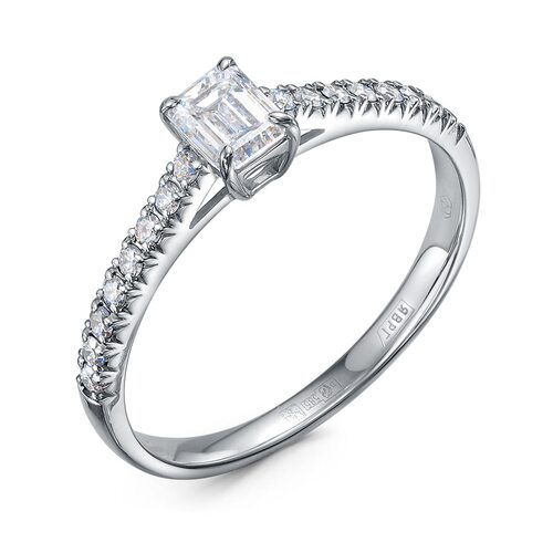 Кольцо с бриллиантами из золота 585 пробы