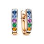 Серьги с сапфирами из золота 585 пробы