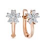 Серьги с бриллиантами из золота 585 пробы арт. 5-7206-103И2-2К