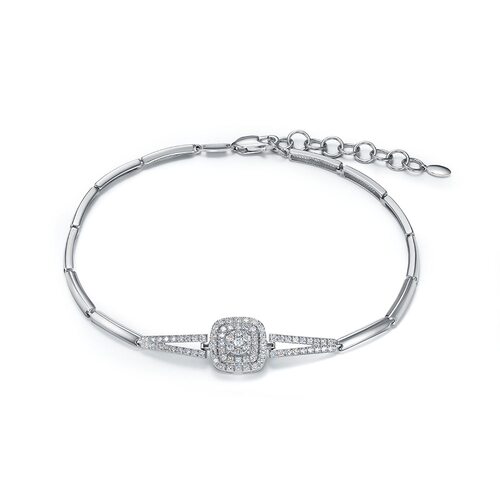 Браслет с бриллиантами из золота 585 пробы