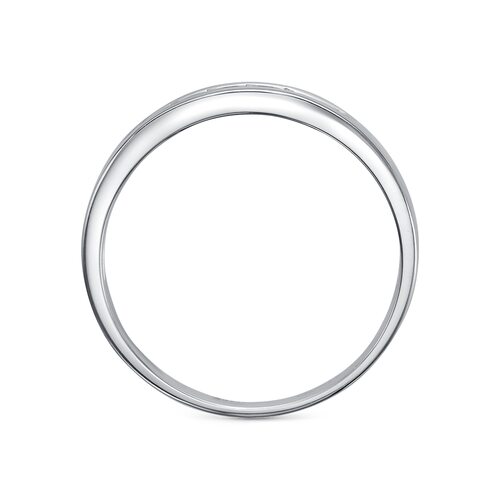 Кольцо с бриллиантами из белого золота 585 пробы