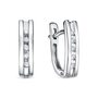 Серьги с бриллиантами из белого золота 585 пробы арт. 5-7812-103-2Б