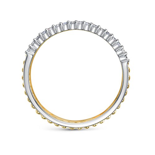 Кольцо с бриллиантами из золота 585 пробы