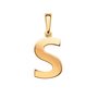 Подвеска-буква "S" из золота 585 пробы