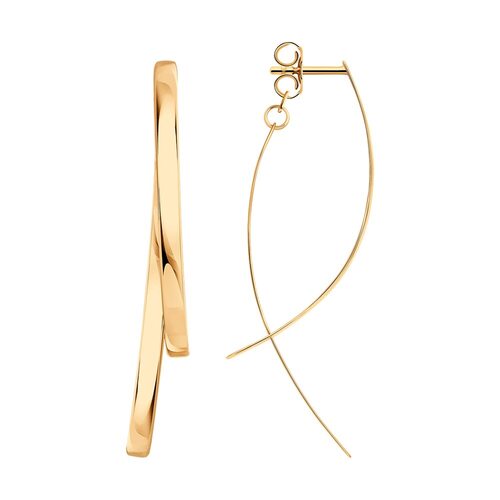 Серьги из золота 585 пробы
