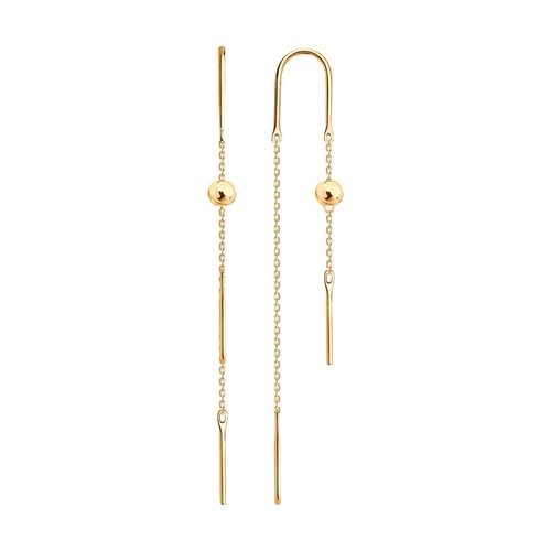 Серьги из золота 585 пробы