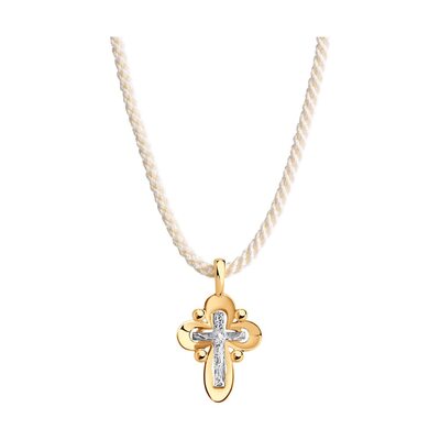 Православный крест из золота 585 пробы