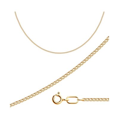 Цепь плетения "Двойной ромб" из золота 585 пробы