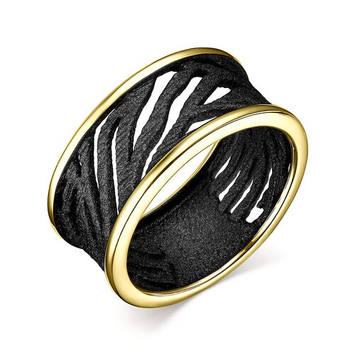 Кольцо с эмалью из серебра 925 пробы