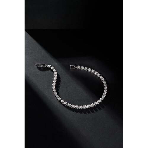 Браслет с бриллиантами из белого золота 585 пробы